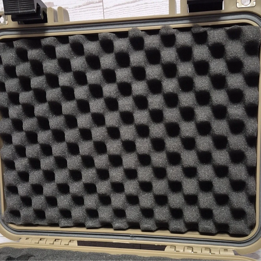 Flambeau 1109HD-T Tan Hard Case Waterproof w/ Foam 12x9x5